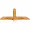 Ekena Millwork Eugene Rough Sawn Timber Gable Bracket, Western Red Cedar, 36"W x 19"H x 2"D x 4"F, 13/12 Pitch GBW036X19X0204EUG00RWR - alternate 3